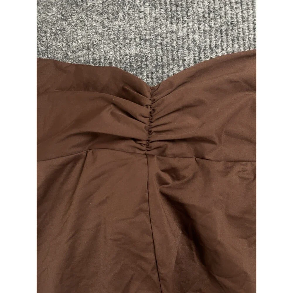 Skims Women Size 3X Recycled Swim Sarong Skirt Cover Cocoa Brown SW-SKT-0016 NEW
